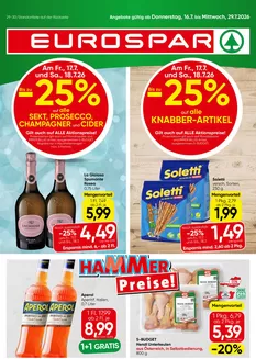 Eurospar Flugblatt in Strasshof an der Nordbahn | Angebote Eurospar | 2026-07-16T00:00:00.000Z - 2026-07-29T00:00:00.000Z