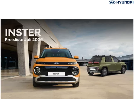 Hyundai Katalog | Hyundai inster preisblatt | 2026-07-01T00:00:00.000Z - 2026-07-31T00:00:00.000Z