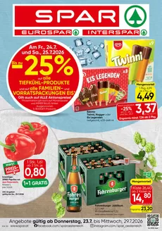 Spar Flugblatt in Puchberg am Schneeberg | Sonderangebote für Sie | 2026-07-23T00:00:00.000Z - 2026-07-29T00:00:00.000Z