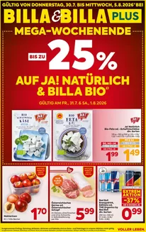 BILLA PLUS Katalog | BILLA FB KW31 2026 Wien | 2026-07-30T00:00:00.000Z - 2026-08-05T00:00:00.000Z