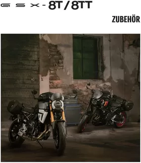 Suzuki Katalog | GSX-8 T8TT Zubehörprospekt | 2026-07-30T00:00:00.000Z - 2026-08-13T00:00:00.000Z