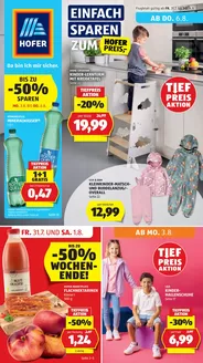 Hofer Flugblatt in Telfs | Gültig ab Fr. 31.7. bis Do. 6.8. | 2026-07-31T00:00:00.000Z - 2026-08-06T00:00:00.000Z