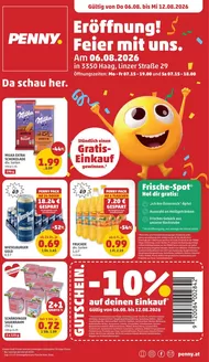 Penny Flugblatt in Weppersdorf | Jetzt sparen mit unseren Deals | 2026-08-06T00:00:00.000Z - 2026-08-12T00:00:00.000Z
