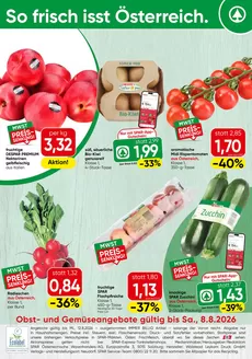 Spar Flugblatt in Weppersdorf | Obst Gemuse KW 32 | 2026-08-03T00:00:00.000Z - 2026-08-08T00:00:00.000Z