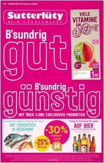 Sutterlüty Flugblatt in Gröbming | FB KW32 2026 12er A3 RZ | 2026-08-06T00:00:00.000Z - 2026-08-11T00:00:00.000Z