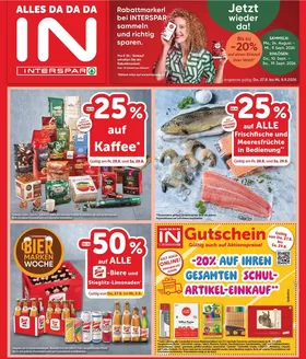 Interspar Katalog in Pöllauberg | Online-Flugblatt Burgenland Nord KW 35 | 2026-08-27T00:00:00.000Z - 2026-09-09T00:00:00.000Z