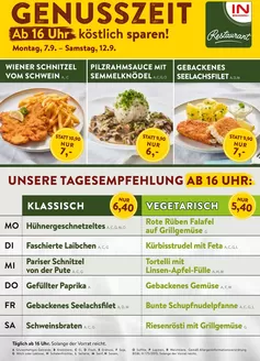 Interspar Restaurant Katalog | Happy hour kw37 | 2026-09-07T00:00:00.000Z - 2026-09-12T00:00:00.000Z