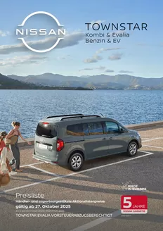 Nissan Katalog in Innsbruck | Townstar kombi preisliste | 2026-09-02T00:00:00.000Z - 2026-09-16T00:00:00.000Z