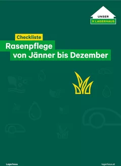 Lagerhaus Katalog in Güssing | Checkliste rasenpflege | 2026-01-01T00:00:00.000Z - 2026-12-31T00:00:00.000Z