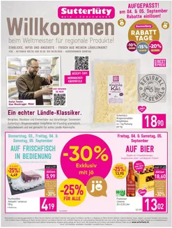 Sutterlüty Katalog | Sutterlüty flugblatt | 2026-09-03T00:00:00.000Z - 2026-09-08T00:00:00.000Z