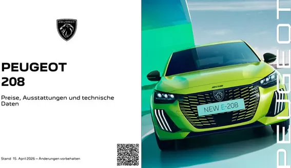 Peugeot Katalog in Senftenberg | Peugeot Elektrisch | 2026-09-03T00:00:00.000Z - 2026-09-17T00:00:00.000Z