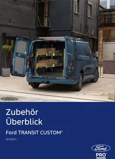 Ford Katalog | Customer Quick Guide AUTDE Transit Custom 10 2023 | 2026-09-07T00:00:00.000Z - 2026-09-21T00:00:00.000Z