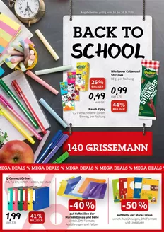 Der Grissemann Katalog in Auerbach | Der Grissemann flugblatt | 2026-09-10T00:00:00.000Z - 2026-09-16T00:00:00.000Z