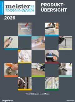 Lagerhaus Katalog in Pirching am Traubenberg | Meister katalog | 2026-01-01T00:00:00.000Z - 2026-12-31T00:00:00.000Z