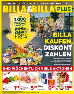 Billa Katalog | BILLA FB KW39 2026 Wien | 2026-09-24T00:00:00.000Z - 2026-09-30T00:00:00.000Z