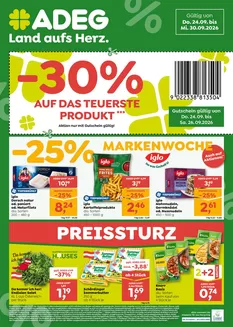 ADEG Katalog in Tobaj | Aktuelle Sonderaktionen | 2026-09-24T00:00:00.000Z - 2026-09-30T00:00:00.000Z
