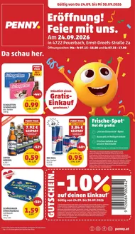 Penny Flugblatt in Kainach bei Voitsberg | Attraktive Sonderangebote für alle | 2026-09-24T00:00:00.000Z - 2026-09-30T00:00:00.000Z