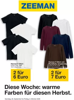 Zeeman Katalog | Zeeman Woche 40-41 Samstag 26. September bis Freitag 9. Oktober 2026. | 2026-09-26T00:00:00.000Z - 2026-10-09T00:00:00.000Z