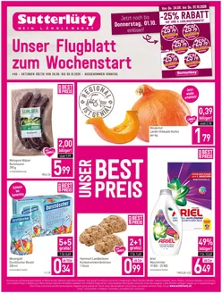 Sutterlüty Flugblatt in Sigmundsherberg | FB KW40 2026 A4 MO WEB | 2026-09-28T00:00:00.000Z - 2026-10-06T00:00:00.000Z