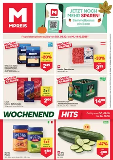MPreis Flugblatt in Haslach an der Mühl | FB KW41 2026 K rnten | 2026-10-08T00:00:00.000Z - 2026-10-14T00:00:00.000Z