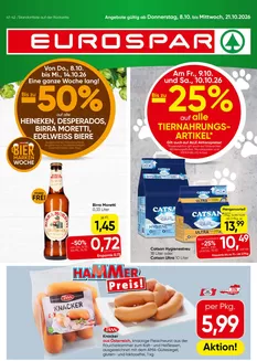 Eurospar Katalog in Ruden | Flugblatt KW 41 | 2026-10-08T00:00:00.000Z - 2026-10-21T00:00:00.000Z