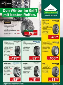 Lagerhaus Katalog in Neulengbach | Pkw winterreifen folder | 2026-10-01T00:00:00.000Z - 2026-10-31T00:00:00.000Z