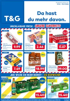T&G Katalog | TG flugblatt Steiermark. | 2026-10-22T00:00:00.000Z - 2026-11-04T00:00:00.000Z