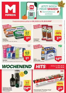MPreis Katalog in Höchst | FB KW43 2026 Tirol | 2026-10-22T00:00:00.000Z - 2026-10-28T00:00:00.000Z