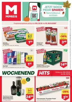MPreis Katalog in Höchst | FB KW43 2026 V | 2026-10-22T00:00:00.000Z - 2026-10-28T00:00:00.000Z