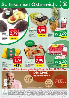 Spar Katalog | Obst Gemuse KW 43 | 2026-10-19T00:00:00.000Z - 2026-10-24T00:00:00.000Z