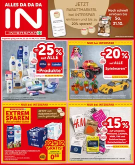 Interspar Katalog in Grünbach am Schneeberg | Flugblatt Oberoesterreich KW 43 | 2026-10-22T00:00:00.000Z - 2026-11-04T00:00:00.000Z