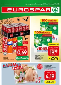 Eurospar Katalog | Flugblatt KW 43 | 2026-10-22T00:00:00.000Z - 2026-11-04T00:00:00.000Z