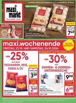 Maximarkt Katalog | Flugblatt KW 43 | 2026-10-22T00:00:00.000Z - 2026-10-28T00:00:00.000Z