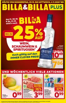 Billa Flugblatt in Metnitz | BILLA FB KW44 2026 Wien | 2026-10-29T00:00:00.000Z - 2026-11-04T00:00:00.000Z