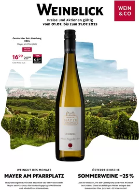 Wein & Co Katalog in Gaißau | Wein & Co flugblatt | 2025-07-01T00:00:00.000Z - 2025-07-31T00:00:00.000Z