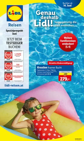 Lidl Katalog in Wien | Aktuelle Reiseprospekte Themenprospekt Juni | 2025-06-14T00:00:00.000Z - 2025-07-11T00:00:00.000Z