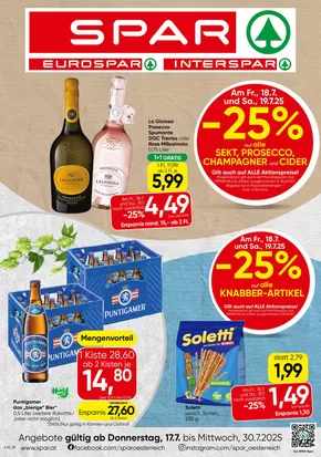 Spar Katalog in Gattendorf | Unsere besten Deals für Sie | 2025-07-17T00:00:00.000Z - 2025-07-30T00:00:00.000Z