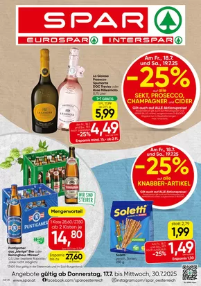 Spar Katalog in Stainz | Jetzt sparen mit unseren Deals | 2025-07-17T00:00:00.000Z - 2025-07-30T00:00:00.000Z