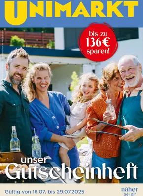 Unimarkt Katalog in Taufkirchen an der Trattnach | Unsere besten Deals für Sie | 2025-07-16T00:00:00.000Z - 2025-07-29T00:00:00.000Z