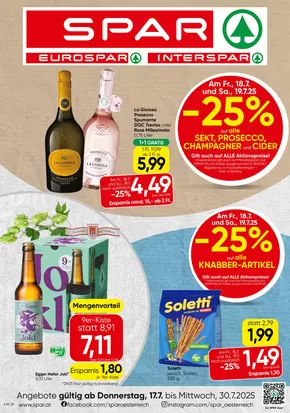 Eurospar Katalog | Exklusive Deals für unsere Kunden | 2025-07-31T00:00:00.000Z - 2025-08-02T00:00:00.000Z