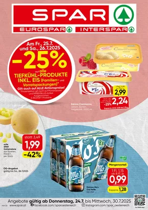 Spar Katalog in Villach | Attraktive Angebote entdecken | 2025-07-24T00:00:00.000Z - 2025-07-30T00:00:00.000Z