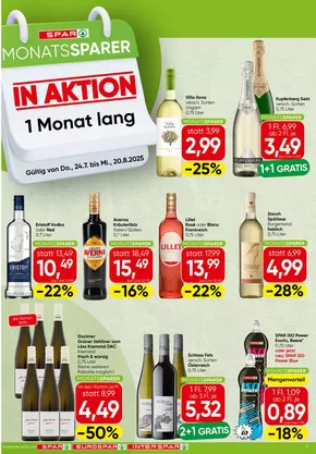 Spar Katalog | Tolle Rabatte auf ausgewählte Produkte | 2025-07-24T00:00:00.000Z - 2025-08-20T00:00:00.000Z