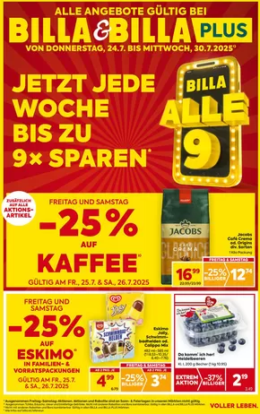 Billa Katalog in Leoben | BILLA Wien | 2025-07-24T00:00:00.000Z - 2025-07-30T00:00:00.000Z