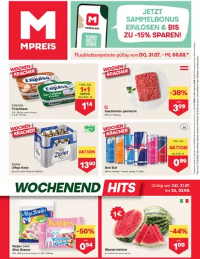 MPreis Katalog in Salzburg | Unsere besten Deals für Sie | 2025-07-31T00:00:00.000Z - 2025-08-06T00:00:00.000Z