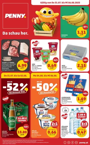 Penny Katalog in Salzburg | Tolles Angebot für Schnäppchenjäger | 2025-07-31T00:00:00.000Z - 2025-08-06T00:00:00.000Z