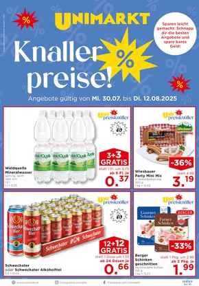 Unimarkt Katalog | Unimarkt flugblatt | 2025-07-30T00:00:00.000Z - 2025-08-05T00:00:00.000Z