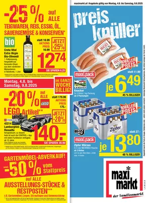 Maximarkt Katalog in Anif | Top-Angebote für alle Schnäppchenjäger | 2025-08-04T00:00:00.000Z - 2025-08-09T00:00:00.000Z