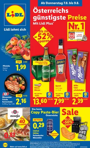 Lidl Katalog in Wien | Aktuelle Flugblätter Ab Donnerstag 7.8. | 2025-08-07T00:00:00.000Z - 2025-08-13T00:00:00.000Z