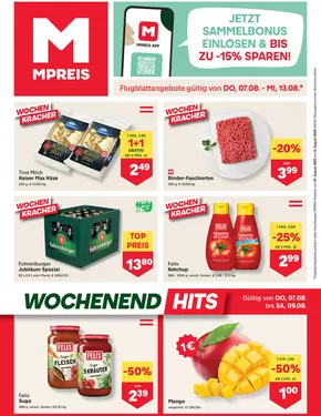 MPreis Katalog in Schattendorf | Tolles Angebot für alle Kunden | 2025-08-07T00:00:00.000Z - 2025-08-13T00:00:00.000Z