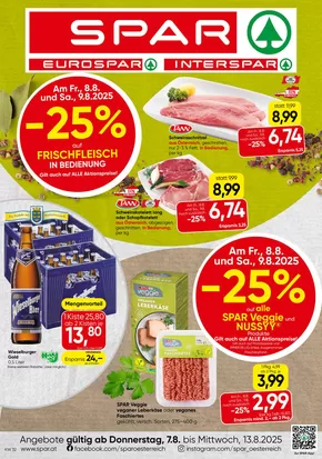 Eurospar Katalog in Wien | Aktuelle Sonderaktionen | 2025-08-07T00:00:00.000Z - 2025-08-13T00:00:00.000Z